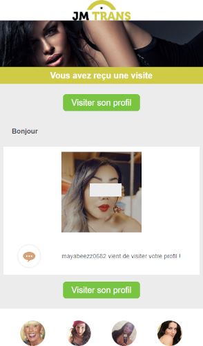 notification de message J&M trans